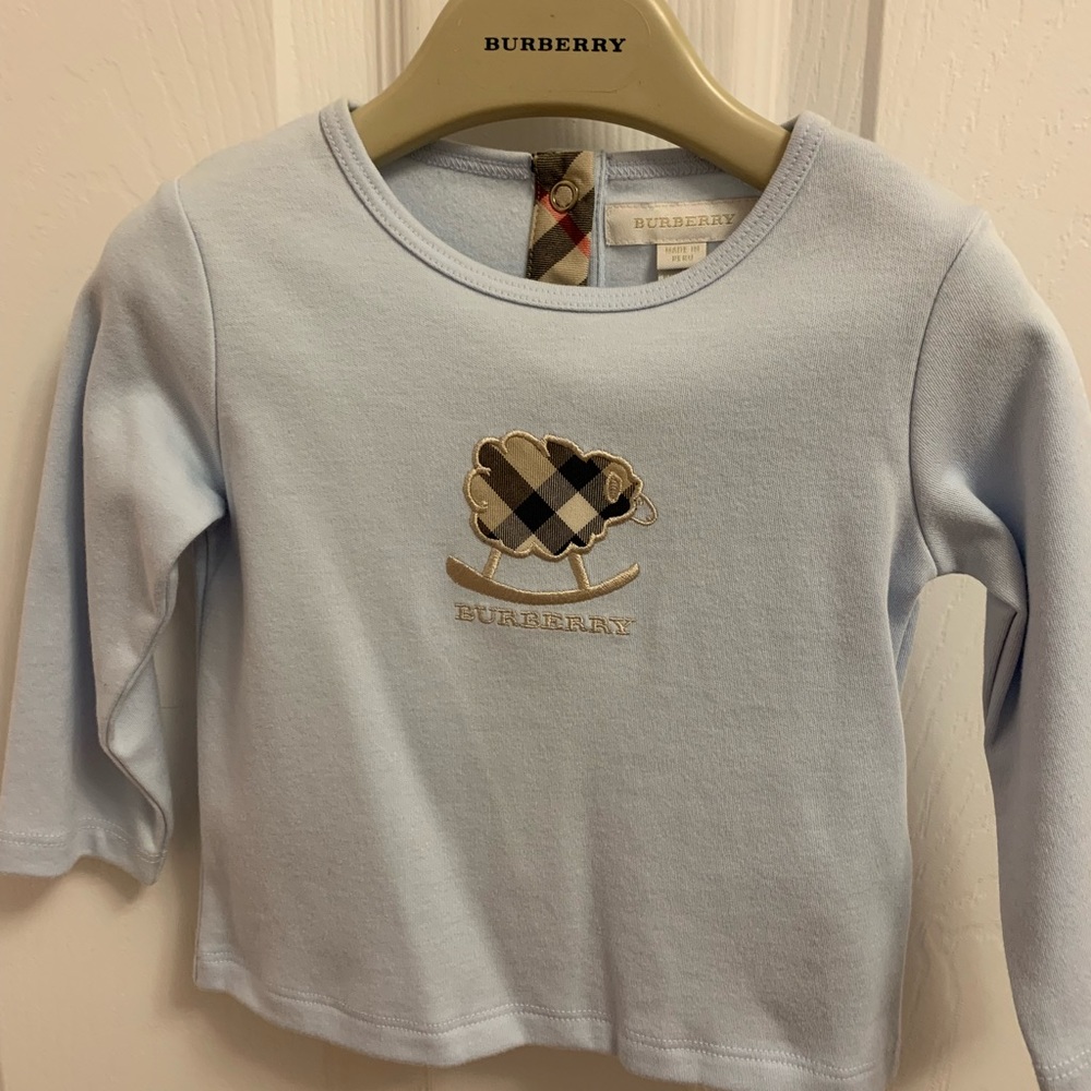 Burberry long sleeve -size 6M (Brand New with Tag)